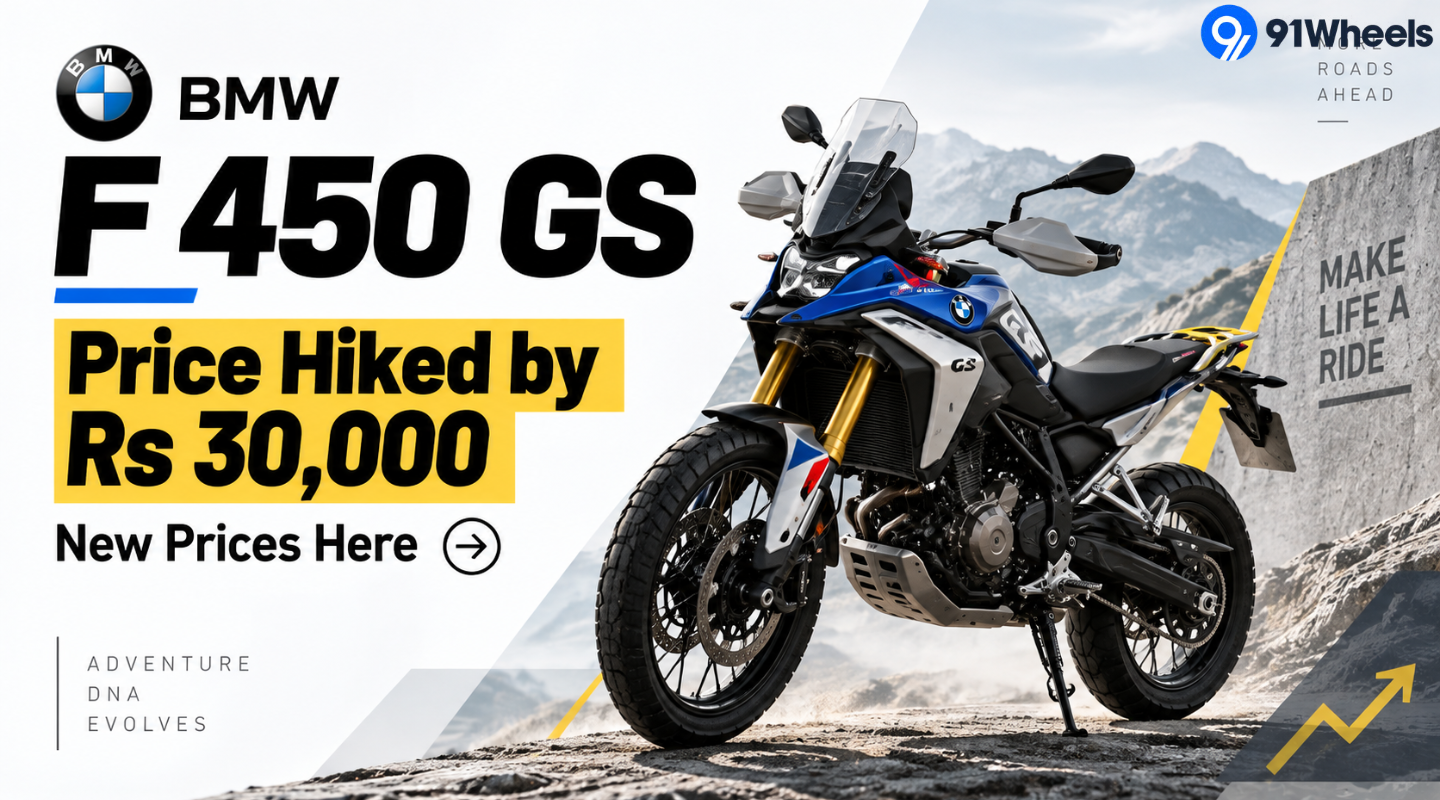 BMW F 450 GS Price Hiked by Rs 30,000, New Prices Here